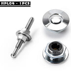 LZONE - 1.25" Universal JDM Style Push Button Billet Hood Pins Lock Clip Kit Car Quick Pins For BMW ec JR-HPL04/05