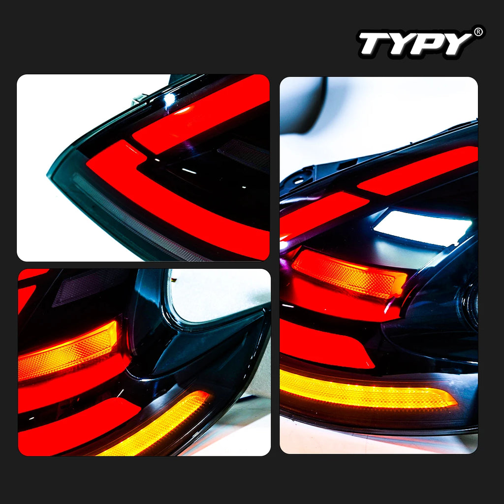 TYPY Car For Nissan 370z Taillights 2013-2019 Upgrade Modified to New DRL Dynamic Turn Signal LED Taillight Auto Accessories