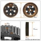 CSKS adjustable Billet Cam Gear Set (2PCS) | Mitsubishi 4G63 / 4G63T | EVO I–IX