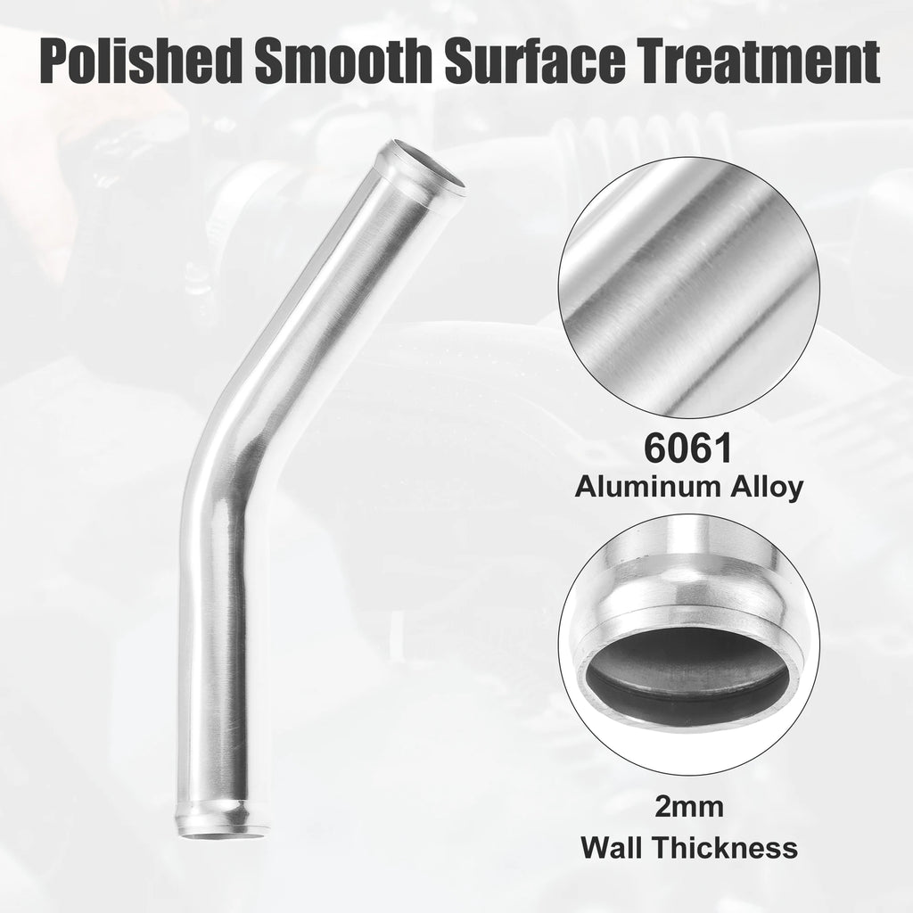 UXCELL 45° Aluminum Intercooler Pipe