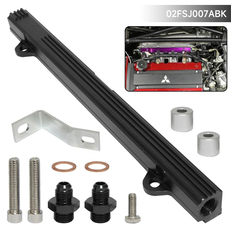 CSKS High Flow Top Feed Fuel Rail Kit | Mitsubishi Lancer Evolution IV–IX 4G63 Turbo