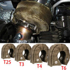 Titanium Turbo Blanket | Turbo Heat Shield Cover | High Temperature Turbocharger Insulation | T2 T25 T28 T3 T4 T6 GT Series