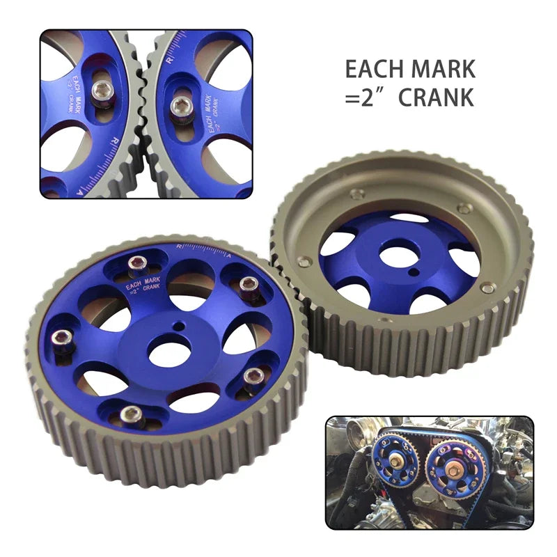 CSKS Adjustable Cam Gear Pulley Set for Toyota 1JZ & 2JZ Engines – 2-Piece