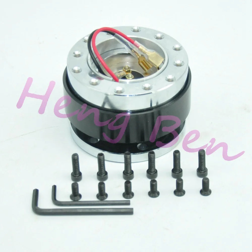 2023 Universal Steering Wheel Snap Off Quick Release Hub Adapter Boss kit  8 colors available