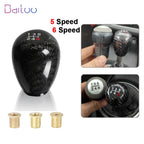 Universal 5/6 Speed Racing Carbon Fiber Gear Stick Handball Gear Shift Knob Manual Transmission Shifter Lever Knob SFN117