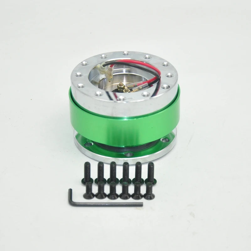 2023 Universal Steering Wheel Snap Off Quick Release Hub Adapter Boss kit  8 colors available